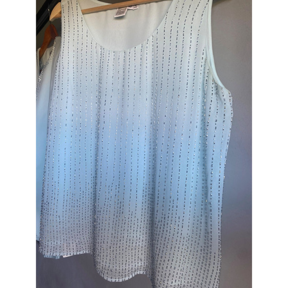 Chantelle Suit 3 Piece Suit 14P Powder Blue with Embellishment NWT - Picture 10 of 13